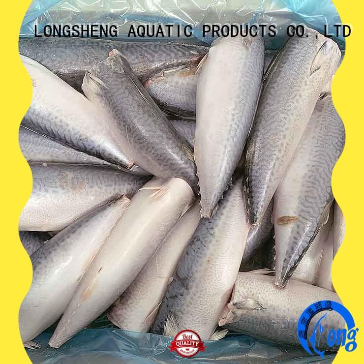 LongSheng whole frozen mackerel fillets for market