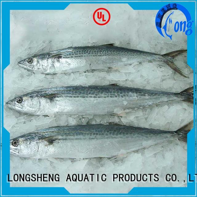 security frozen spanish mackerel fillets on sale for supermarket LongSheng