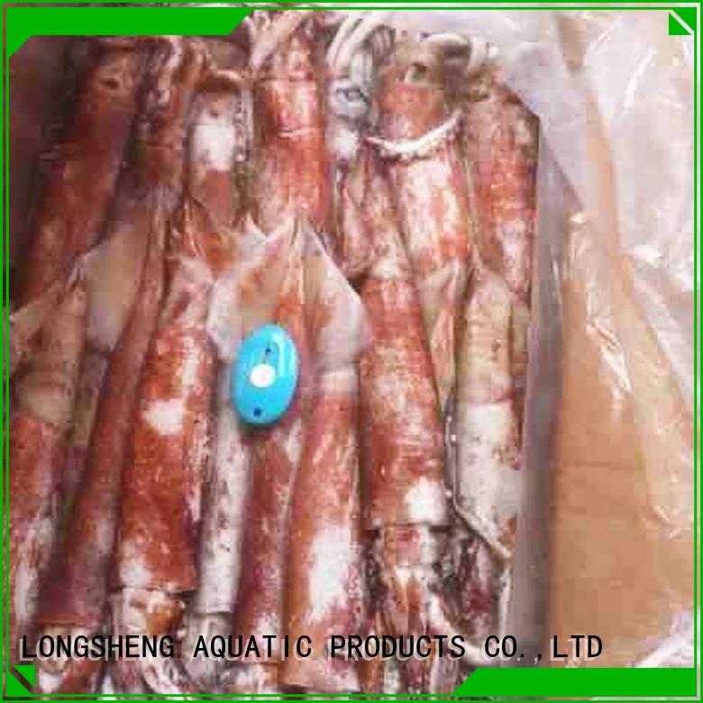 LongSheng rings frozen illex squid Supply for restaurant