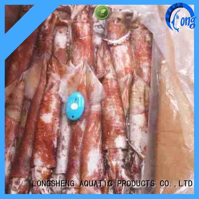 LongSheng chinese frozen illex squid for cafeteria