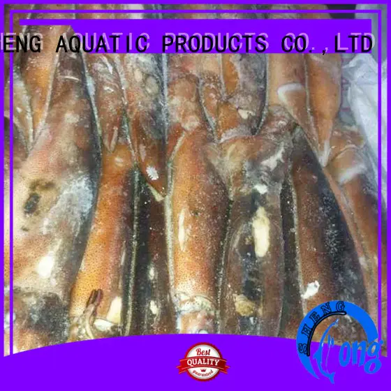 LongSheng natural frozen whole round squid loligo for restaurant