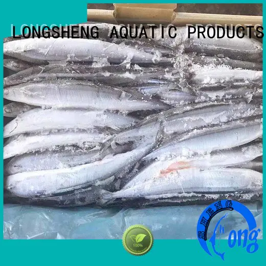 Frozen pacific saury pacific for cafeteria LongSheng