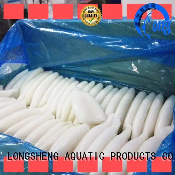 LongSheng frozen squid illex factory for restaurant