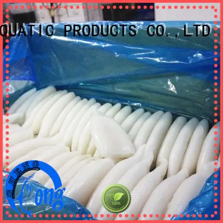 clean frozen squid illex delivery for cafe LongSheng