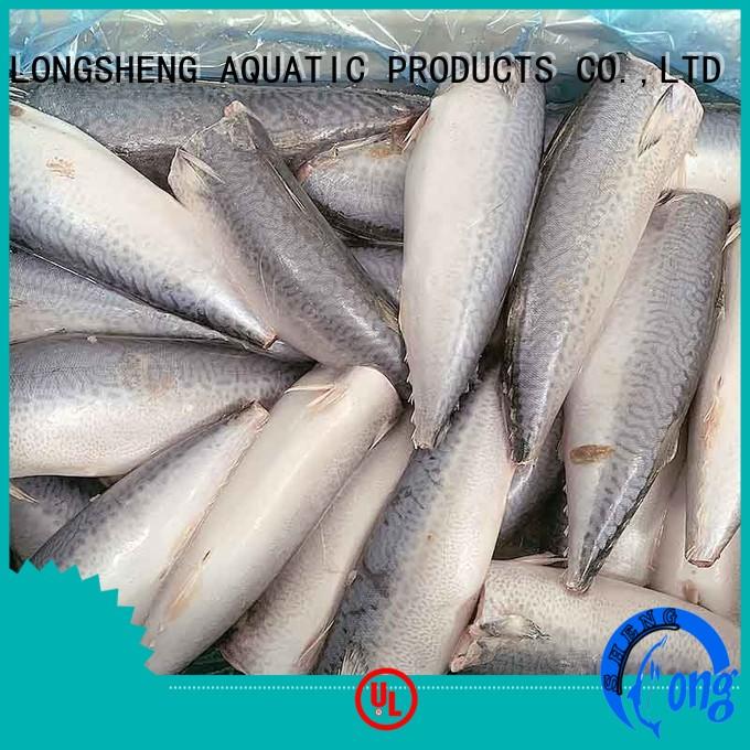 LongSheng flaps frozen mackerel fish price manufacturers for supermarket