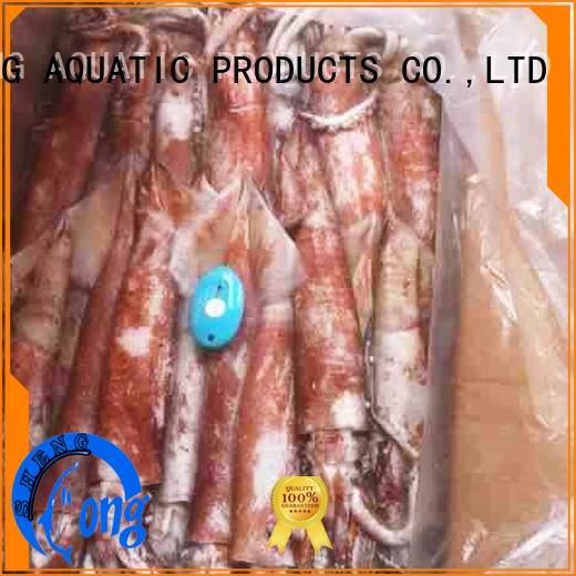 cuttlefish frozen squid tubes whole for restaurant LongSheng