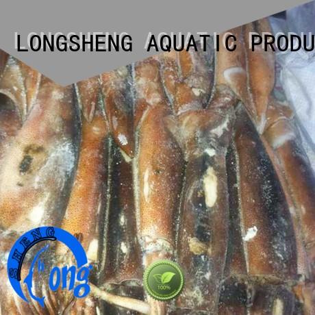 chinese frozen squid export rings for cafeteria LongSheng