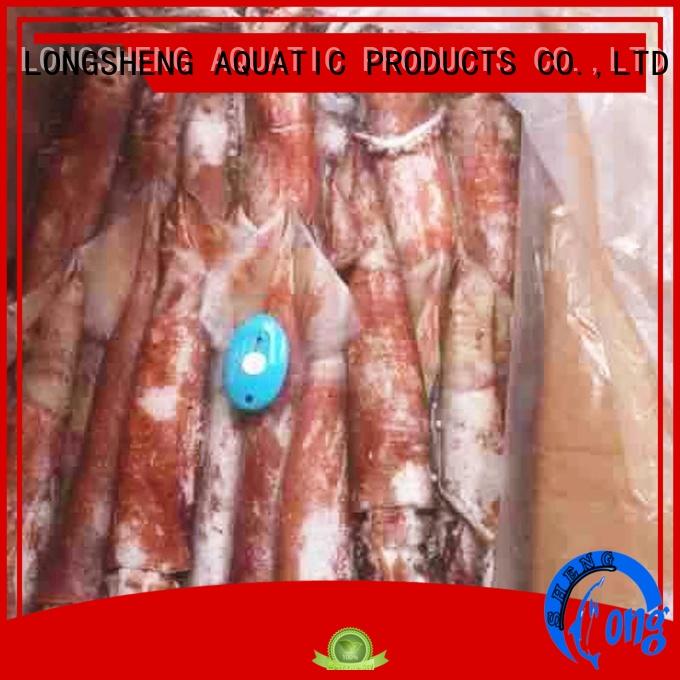 LongSheng loligo frozen squid suppliers for hotel