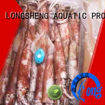 LongSheng fish frozen whole squid online for restaurant
