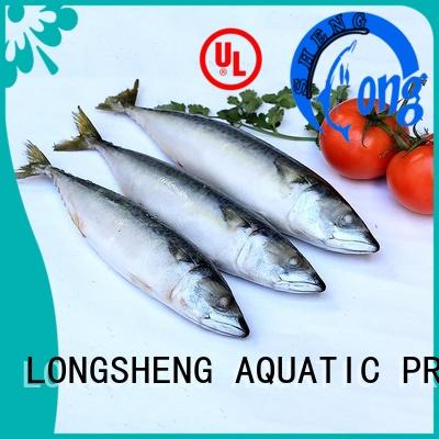 LongSheng fishfrozen frozen mackerel whole sale factory for supermarket