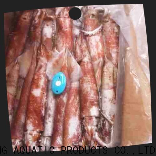 LongSheng standard frozen uncleaned squid factory for restaurant