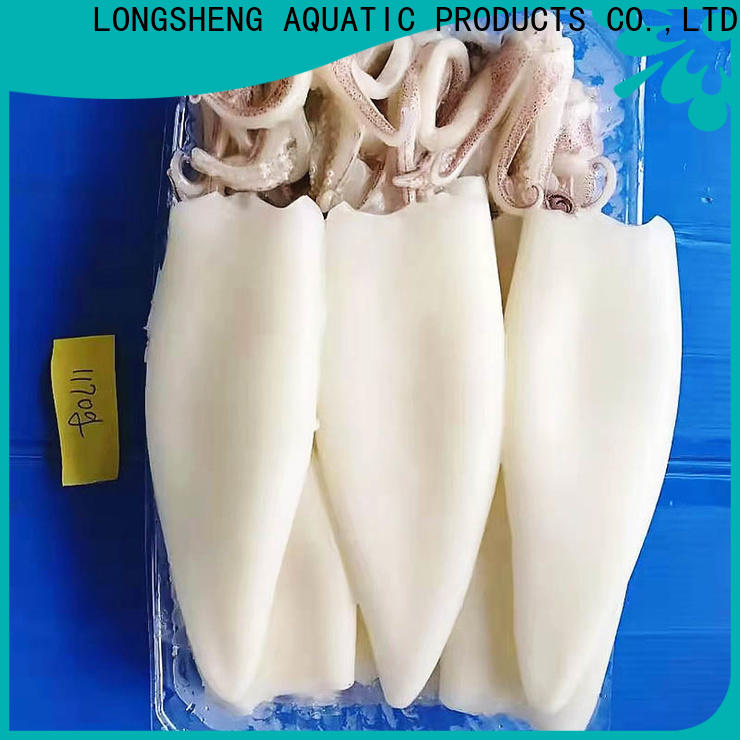 LongSheng tubetentacle） frozen cuttlefish for sale factory for cafeteria