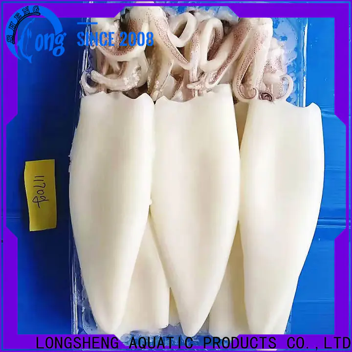 LongSheng Best frozen uncleaned squid for business for cafeteria