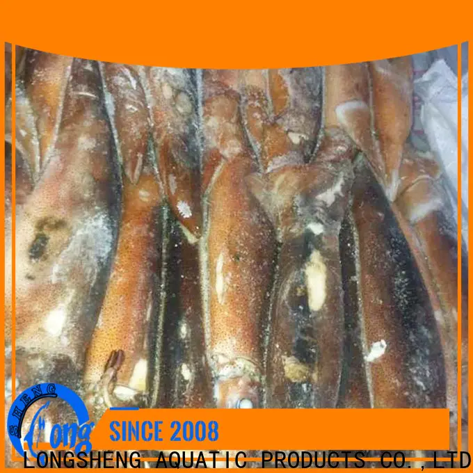 LongSheng fish frozen loligo squid for business for cafeteria