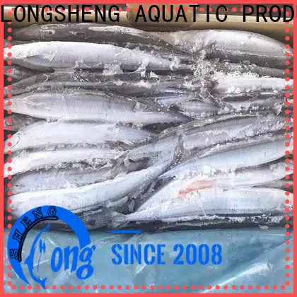 LongSheng New Frozen Pacific Saury Suppliers Suppliers for cafe