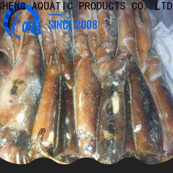 LongSheng tt frozen whole uncleaned squid manufacturers for cafe