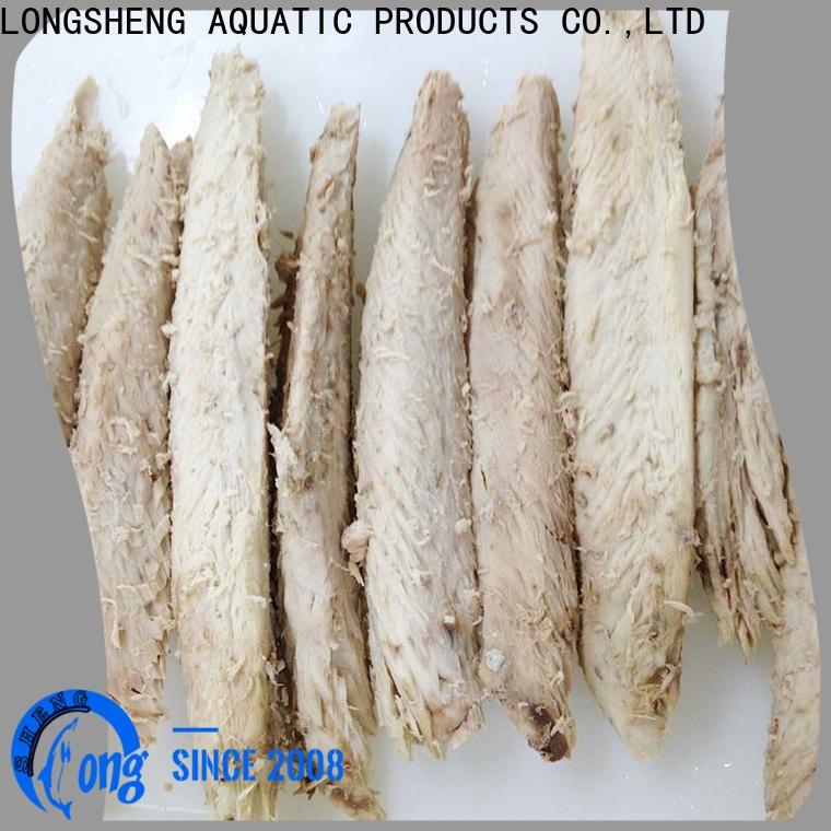 LongSheng healthy frozen skipjack tuna loin factory for home party